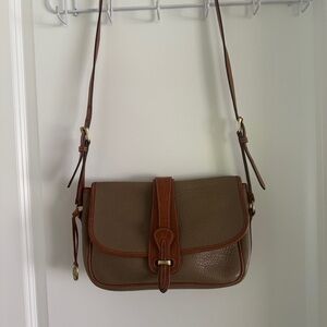 Dooney & Bourke Brown Leather Crossbody Bag